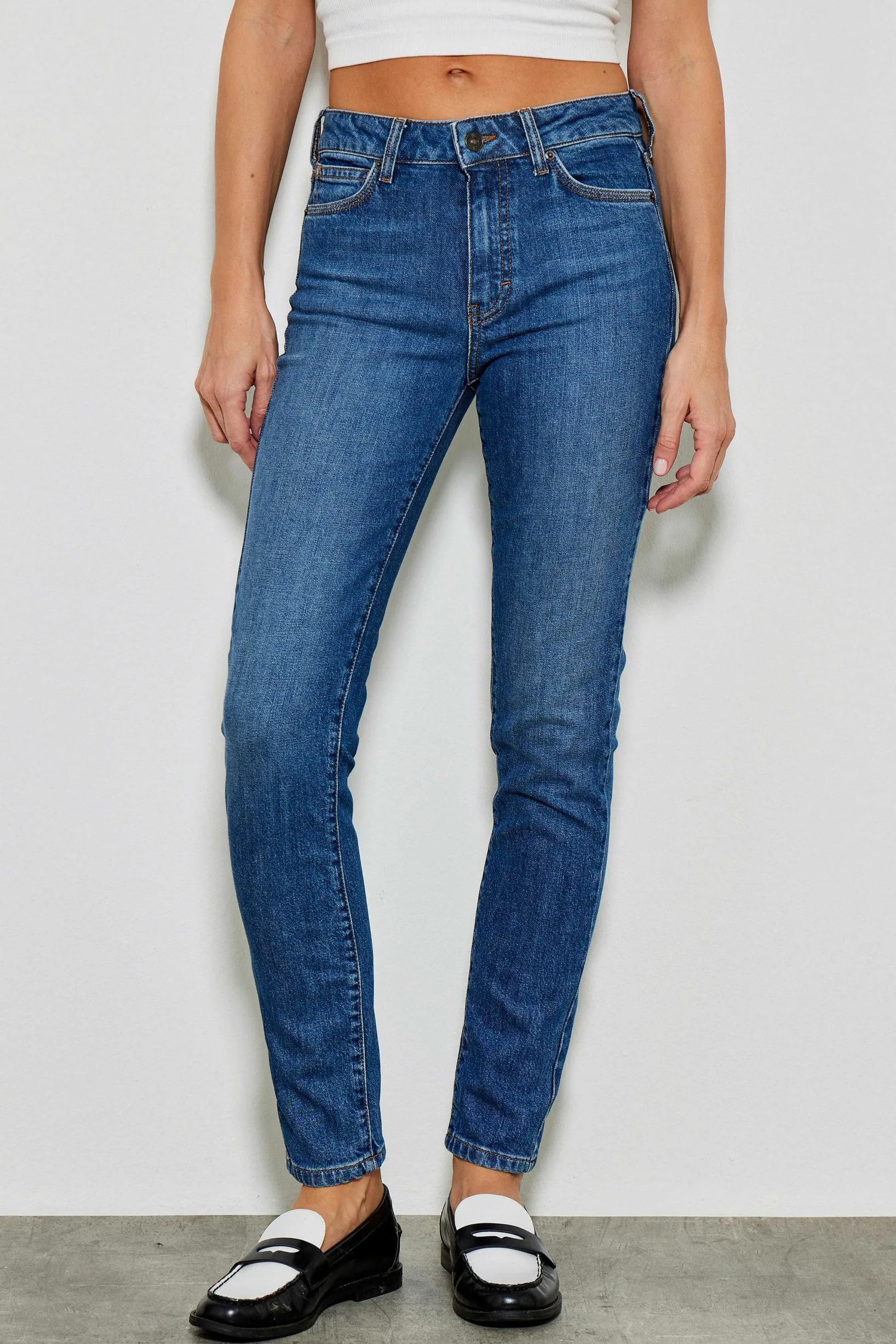 Jeans^Five Jeans 200 Karen Jeans Slim Medium Blue