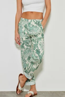 Pantalons^Five Jeans 554 Lavina Pant Droit Toile De Jouy