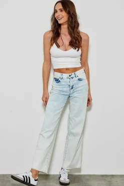 Jeans^Five Jeans 536 Lena Jeans Large Bleach