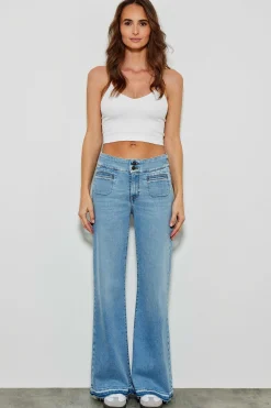 Jeans^Five Jeans 702 Lou Jeans Large Light Blue