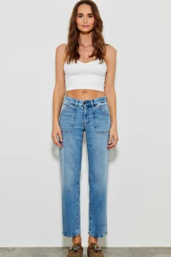 Jeans^Five Jeans 702 Lourdes Jeans Large Light Blue