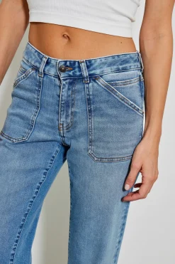 Jeans^Five Jeans 702 Lourdes Jeans Large Light Blue
