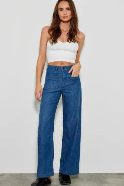 Jeans^Five Jeans 657 Lucia Jeans Large Blue