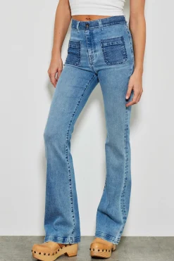 Jeans^Five Jeans 702 Luna Jeans Flare Light Blue