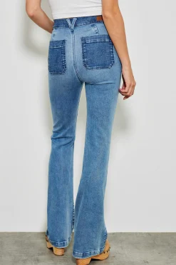 Jeans^Five Jeans 702 Luna Jeans Flare Light Blue