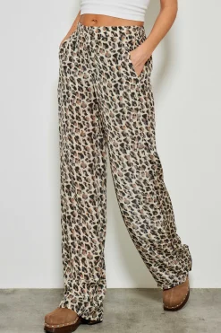 Pantalons^Five Jeans 158 Ninon Pantalon Fluide Leopard