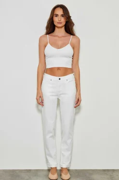 Pantalons^Five Jeans 100 Tara Pantalon Boyfit White