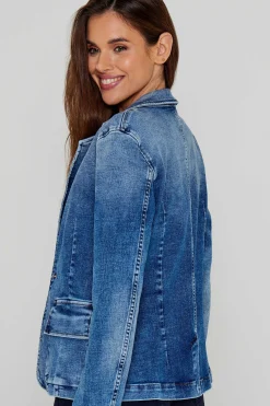 Vestes^Five Jeans Blazer Valina Medium Blue