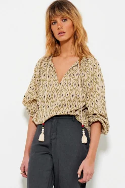 Chemises Et Blouses^Five Jeans Blouse Biche Kaki