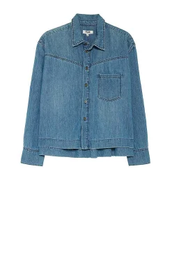 Chemises Et Blouses^Five Jeans Chemise Clarence Medium Blue