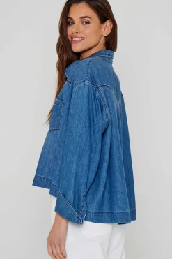 Chemises Et Blouses^Five Jeans Chemise Clarence Medium Blue