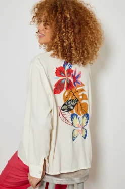 Chemises Et Blouses^Five Jeans Chemise Cotte Off White