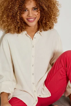Chemises Et Blouses^Five Jeans Chemise Cotte Off White