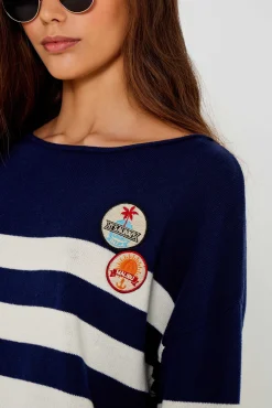 Pulls^Five Jeans Pull Mariniere