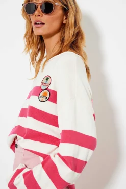 Pulls^Five Jeans Pull Mariniere