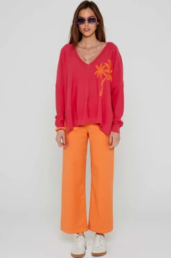 Pulls^Five Jeans Pull Palmier
