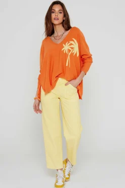 Pulls^Five Jeans Pull Palmier