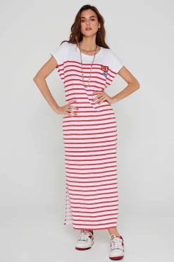 Robes^Five Jeans Robe Mariniere