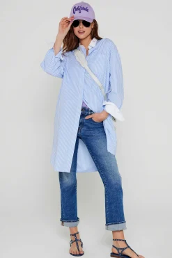 Robes^Five Jeans Robe Morgane 559 Blue