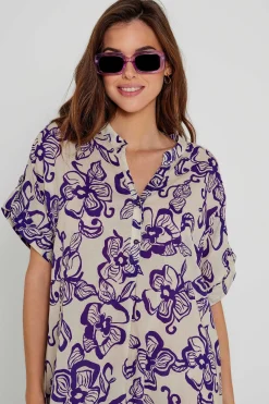Robes^Five Jeans Robe Renee Fleurs