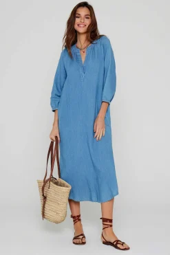 Robes^Five Jeans Robe Riselene Blue
