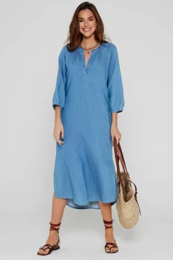 Robes^Five Jeans Robe Riselene Blue