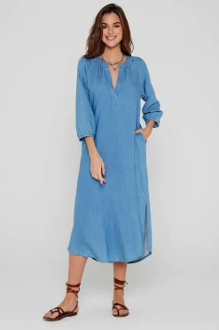 Robes^Five Jeans Robe Riselene Blue