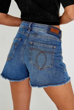Shorts^Five Jeans Short Samuela Blue