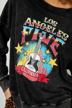 Sweats^Five Jeans Sweat Los Angeles Acid Grey