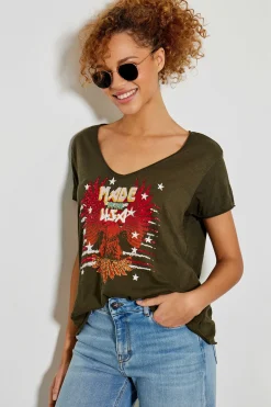 Tee-Shirts^Five Jeans Tee-Shirt Aigle