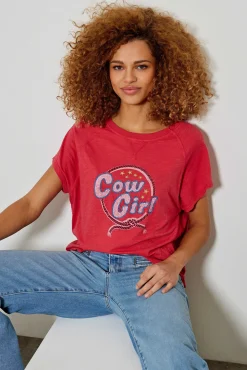 Tee-Shirts^Five Jeans Tee-Shirt Cow Girl
