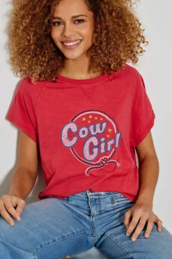 Tee-Shirts^Five Jeans Tee-Shirt Cow Girl