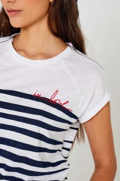 Tee-Shirts^Five Jeans Tee-Shirt In Love White