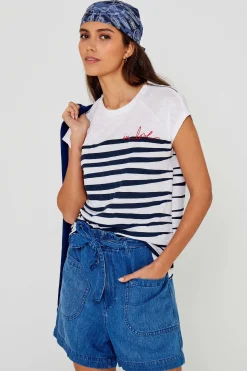 Tee-Shirts^Five Jeans Tee-Shirt In Love White