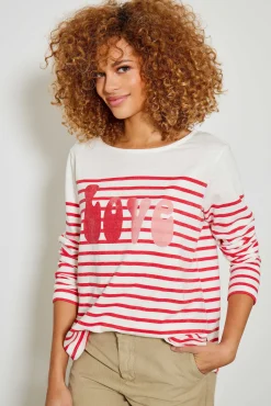 Tee-Shirts^Five Jeans Tee-Shirt Mariniere Love