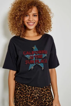 Tee-Shirts^Five Jeans Tee-Shirt Sun Place Carbone