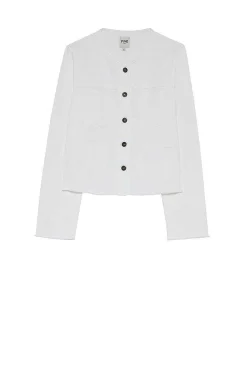 Vestes^Five Jeans Veste Violina White