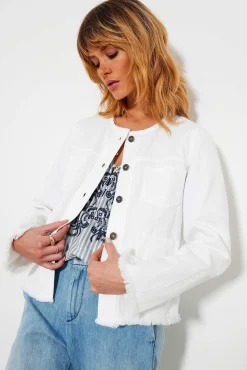 Vestes^Five Jeans Veste Violina White