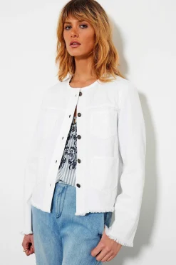 Vestes^Five Jeans Veste Violina White
